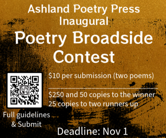 New Broadside contest with Poetry Press