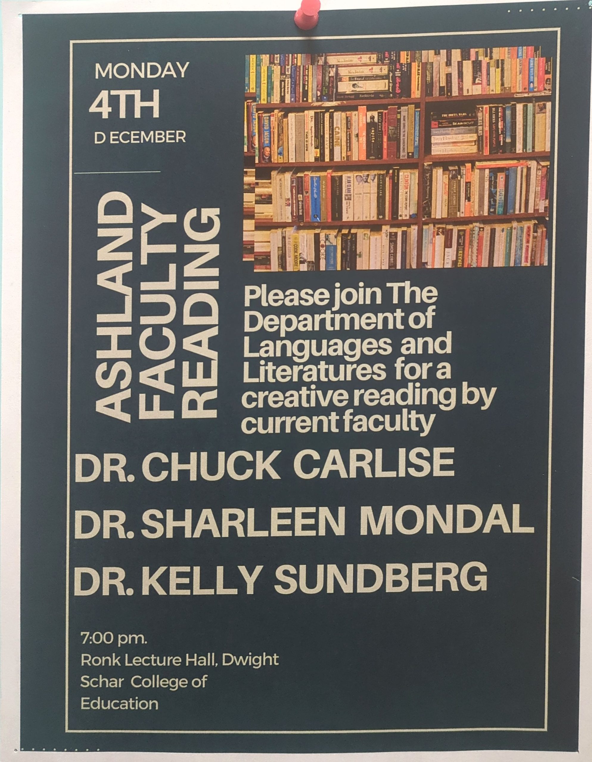 Reading at Ashland University