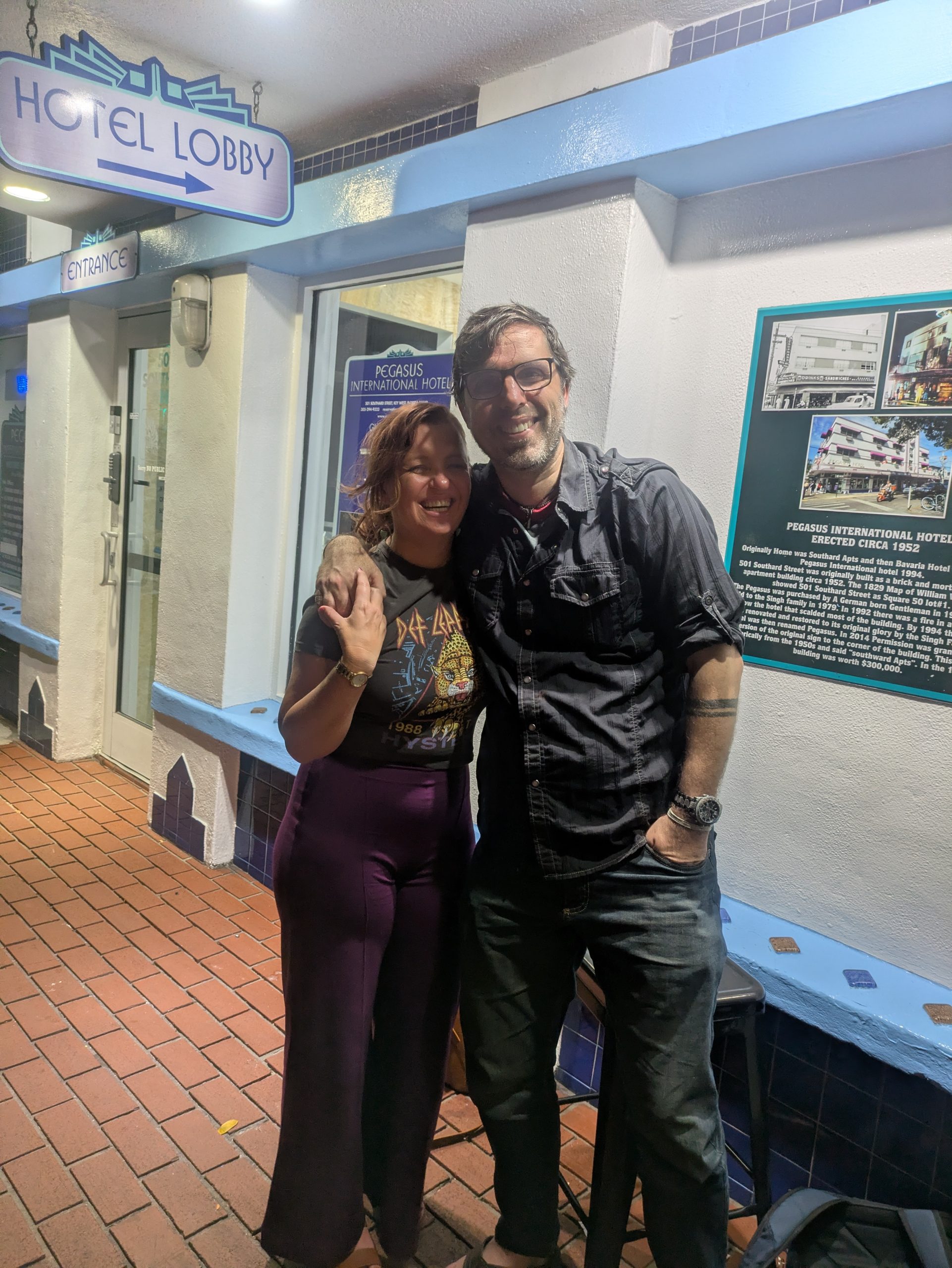 Release event for Valerie Perreault’s Neon Pastoral (in Key West)