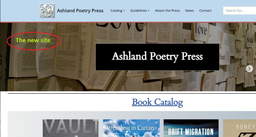 New Website for the Poetry Press